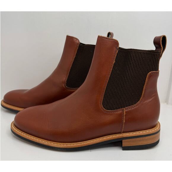 Nisolo Carmen Chelsea Boot 2.0 Brandy Leather Women’s Size 11 - Picture 4 of 12